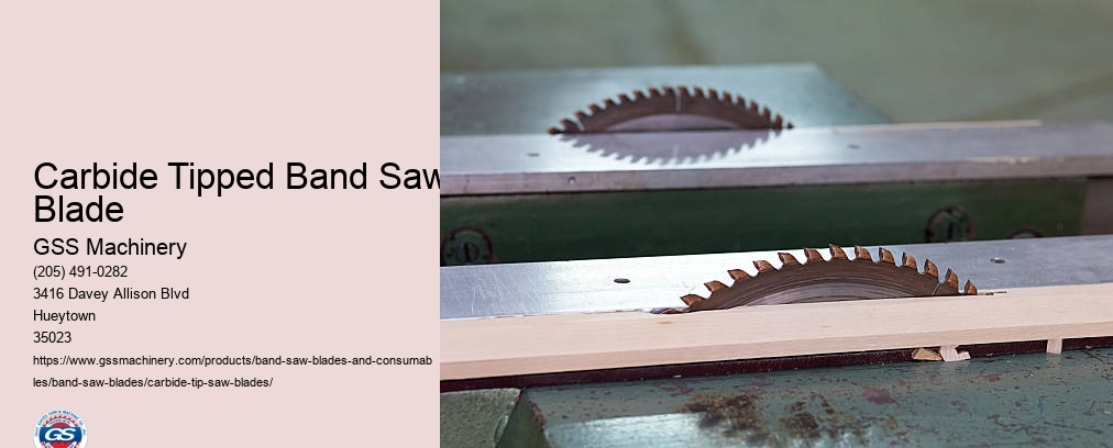 Carbide Tipped Bandsaw Mill Blades