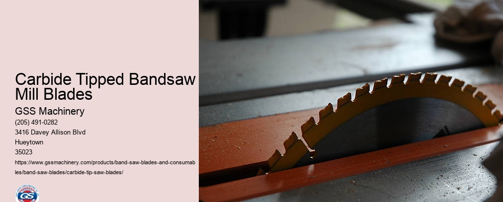 Carbide Tipped Bandsaw Mill Blades