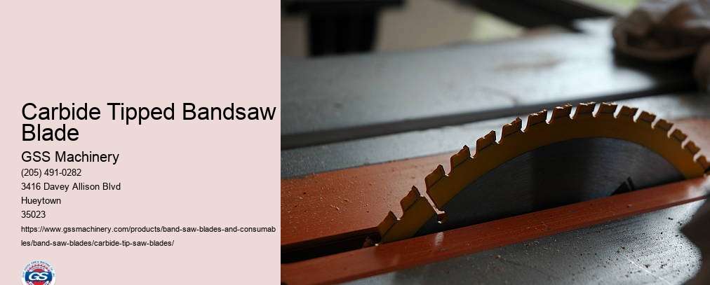 144 Carbide Tipped Bandsaw Blade