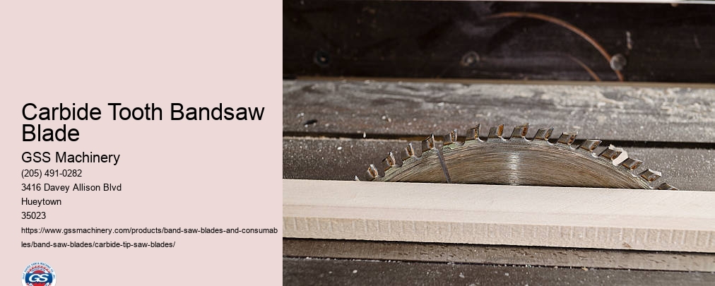 144 Carbide Tipped Bandsaw Blade