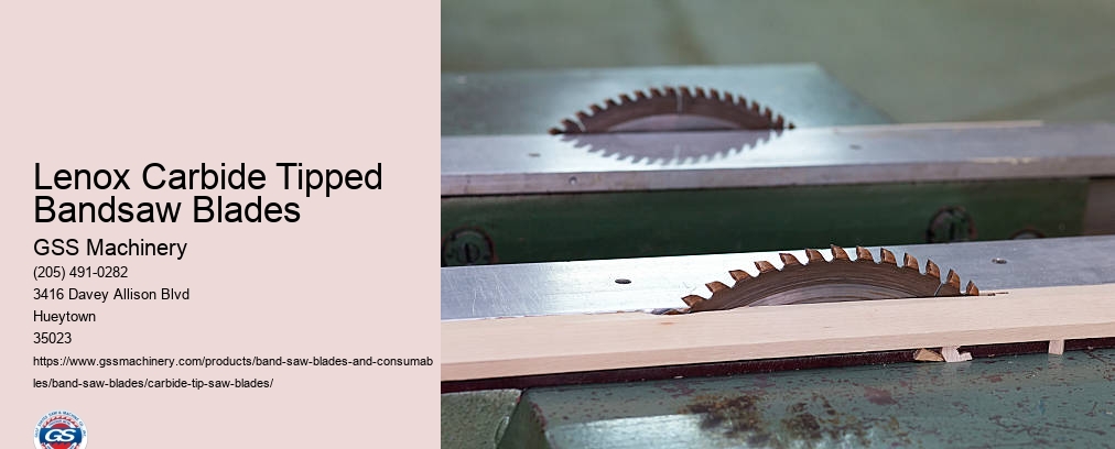 Carbide Tipped Bandsaw Blade