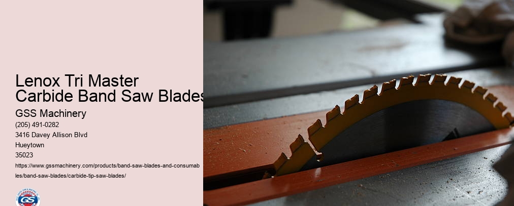 Lenox Tri Master Carbide Band Saw Blades