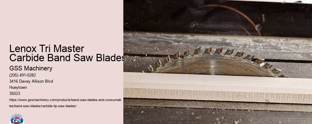 Carbide Tipped Resaw Bandsaw Blades
