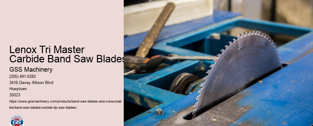 144 Carbide Tipped Bandsaw Blade