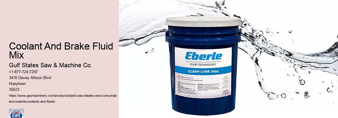 Coolant And Brake Fluid Flush