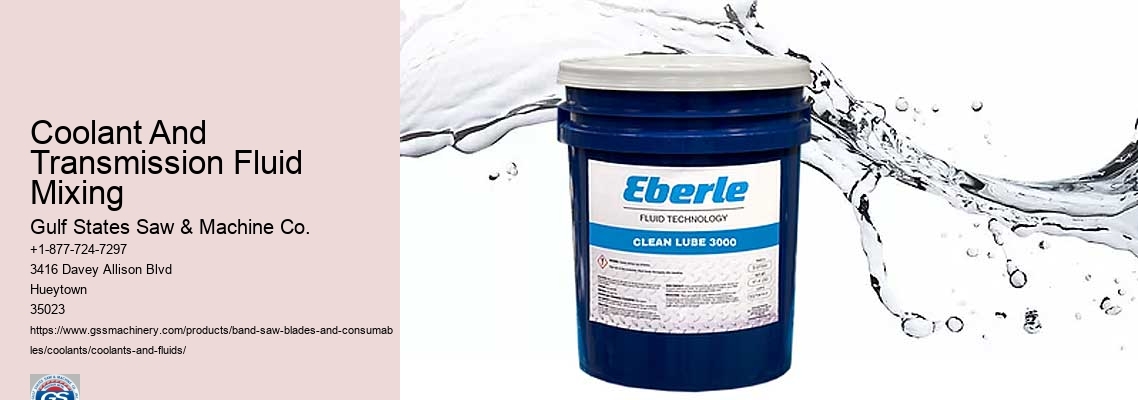 Coolant And Transmission Fluid Mixing