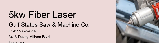 5kw Fiber Laser